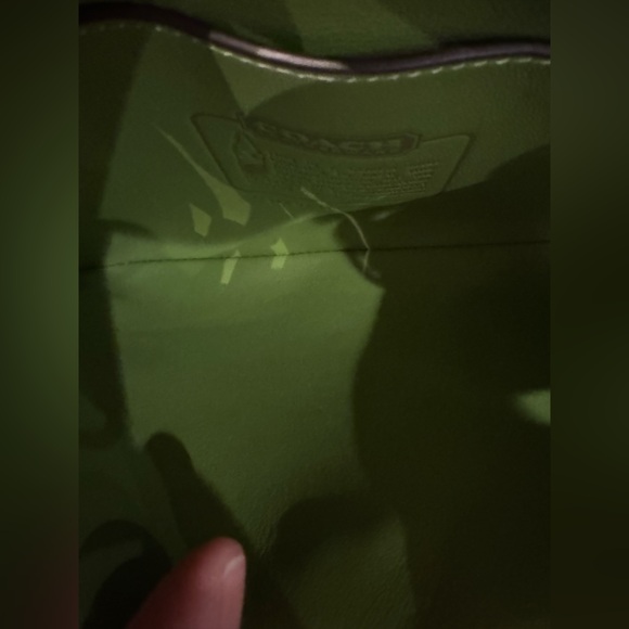 Coach - 1964 Re-Edition Fringe Bag - NWT Lime Green with Crossbody & Top Strap - Picture 3 of 13
